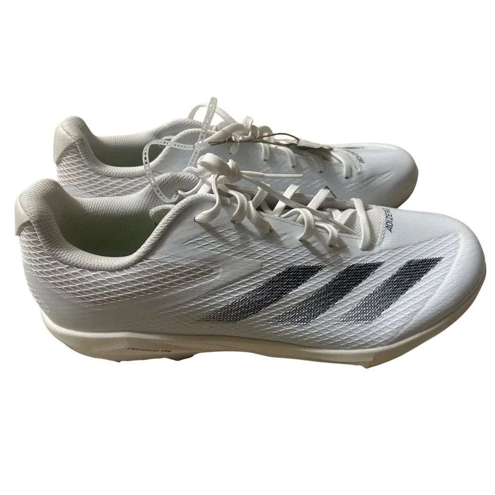 Adidas Adizero Electric TP Mens 14 White New Baseball Cleats IF8491 Lightstrike